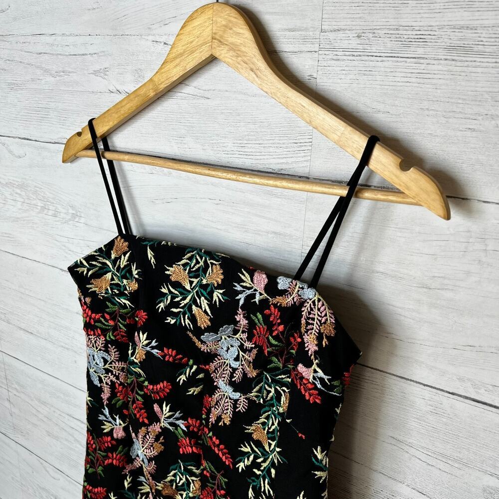 Urban Outfitters Dress Womens Size XS/S Black Pins & Needles Audrey Floral - Picture 10 of 16